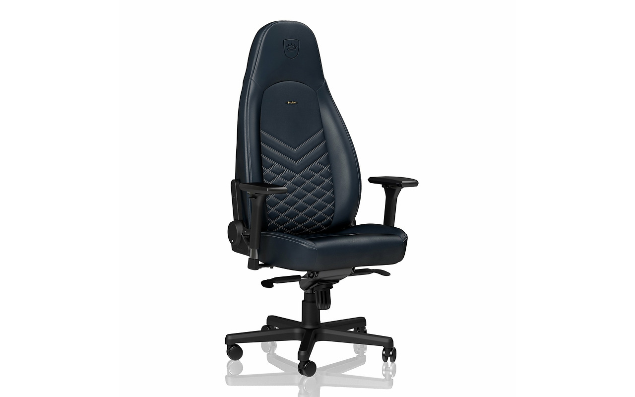 noblechairs Icon NBL-ICN-RL-MBG Midnight Blue Real Leather