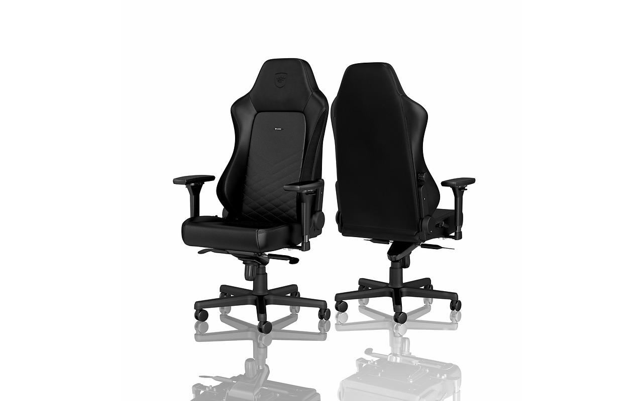 noblechairs Hero NBL-HRO-RL-BLA Black Leather