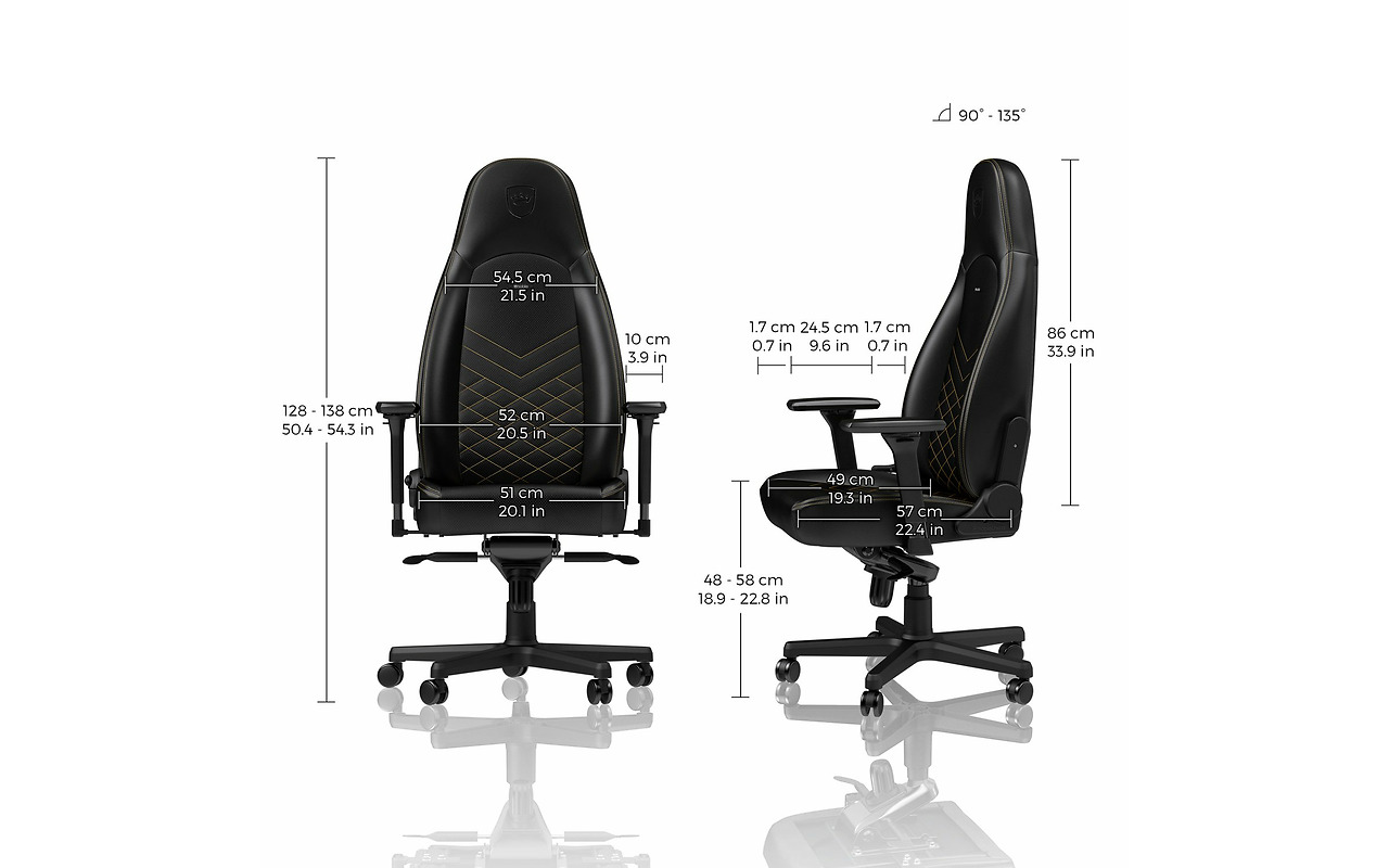 noblechairs Icon NBL-ICN-PU-GOL