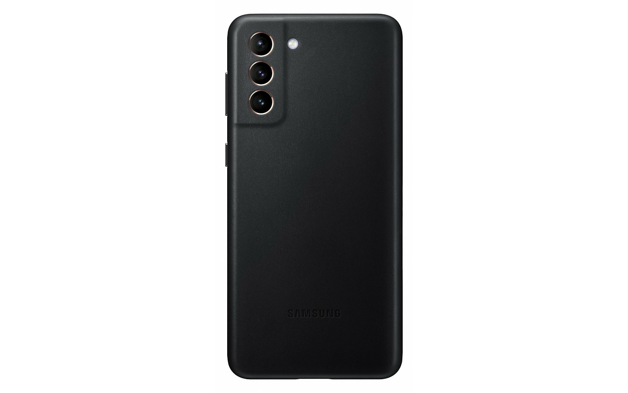 Samsung Leather cover Galaxy S21+ Black