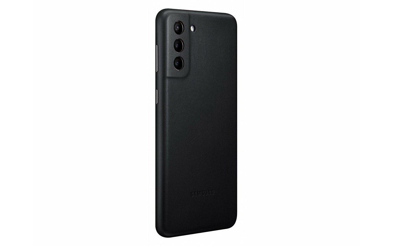 Samsung Leather cover Galaxy S21+ Black