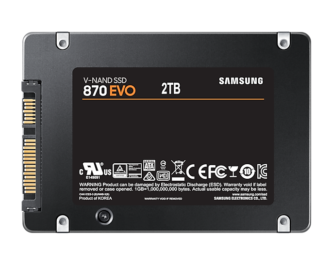 Samsung 870 EVO MZ-77E2T0B / 2.5" SATA SSD 2.0TB