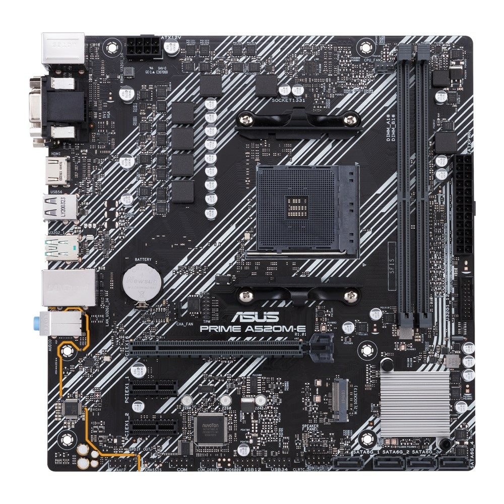 ASUS PRIME A520M-E mATX Socket AM4 Dual 2xDDR4-4600
