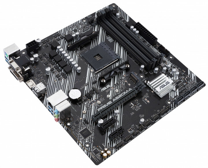 ASUS PRIME A520M-A mATX Socket AM4 Dual 4xDDR4-4800