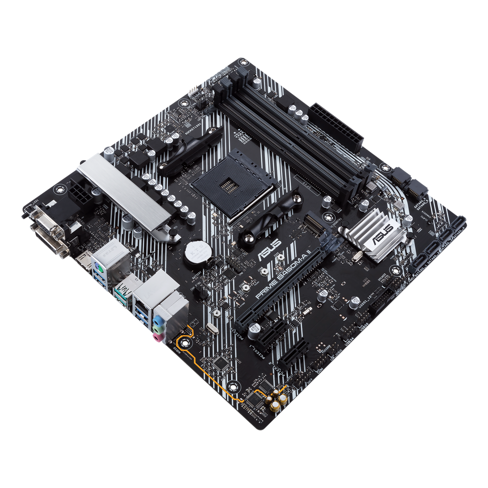 ASUS PRIME B450M-A II mATX Socket AM4 Dual 4xDDR4-4400