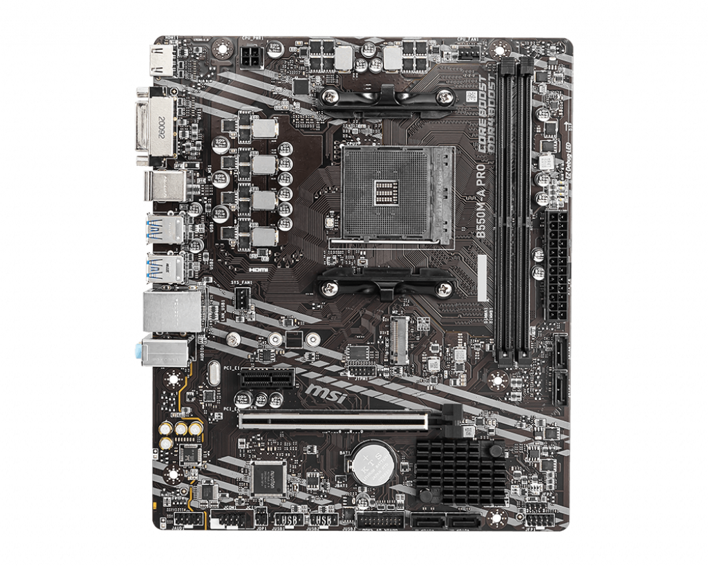 MSI B550M-A PRO mATX Socket AM4 Dual 2xDDR4-4600