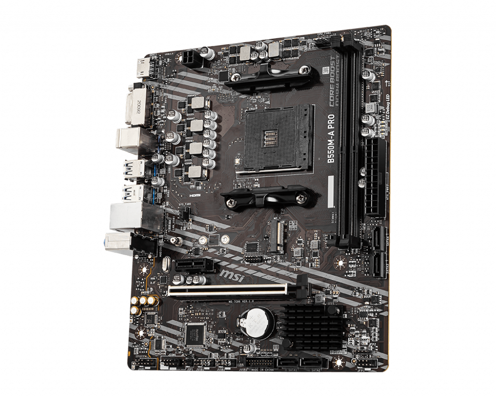 MSI B550M-A PRO mATX Socket AM4 Dual 2xDDR4-4600
