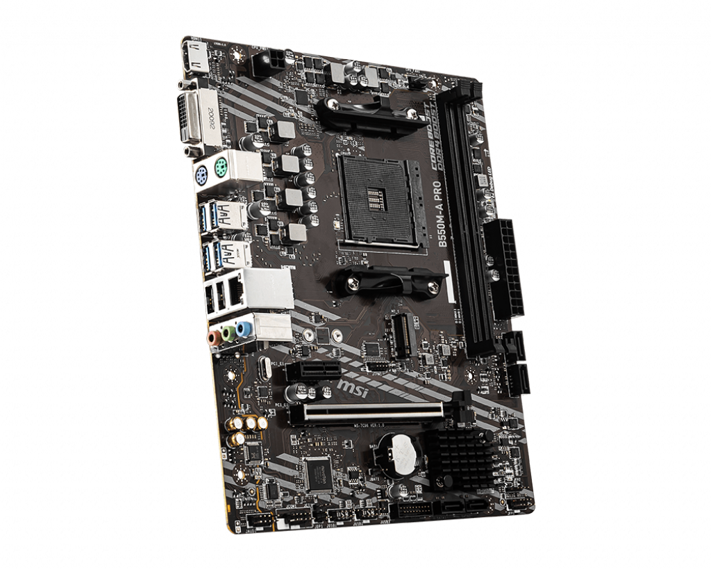 MSI B550M-A PRO mATX Socket AM4 Dual 2xDDR4-4600