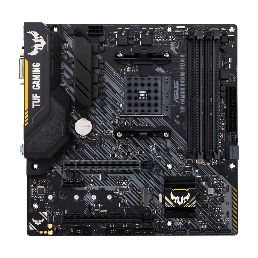 ASUS TUF GAMING B450-PLUS II ATX Socket AM4 Dual 4xDDR4-4400