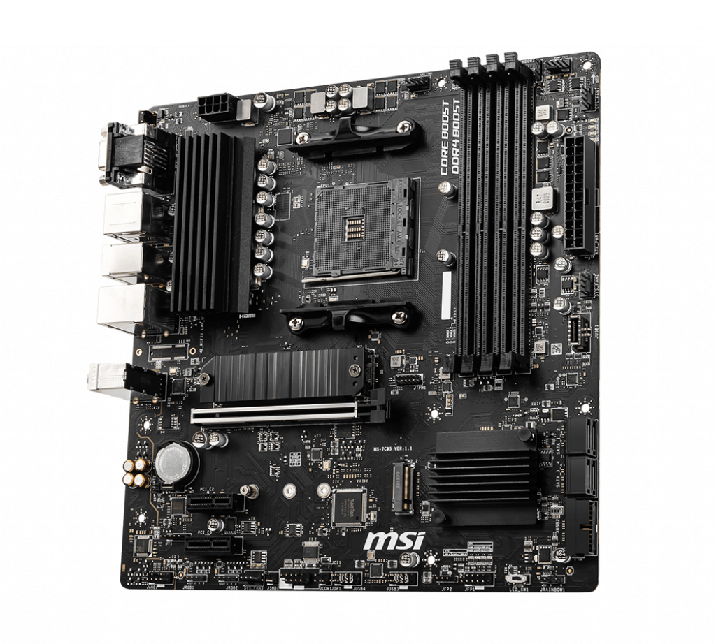 MSI B550M PRO-VDH mATX Socket AM4 Dual 4xDDR4-4400