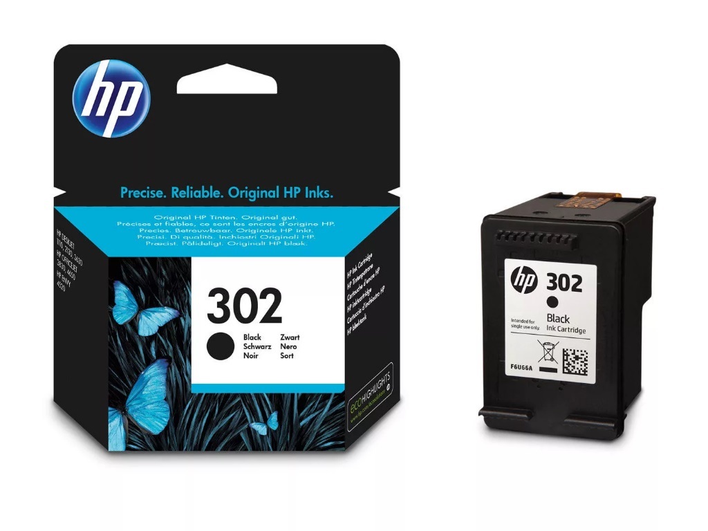 HP 302 Cartridge  Black