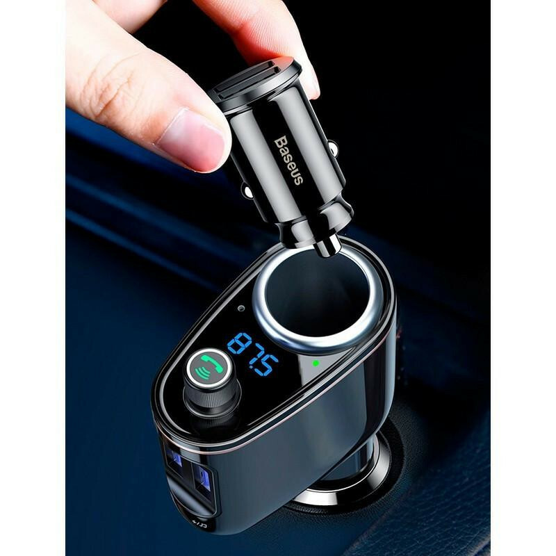 Baseus Locomotive Bluetooth MP3 Vehicle Charger CCALL-RH01 / Black