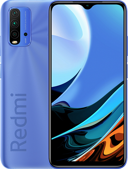Xiaomi RedMi 9T / 6.53" 1080x2340 IPS / Snapdragon 662 / 4GB / 128GB / 6000mAh / Blue