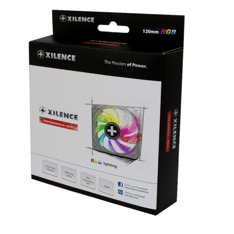 Xilence Performance A+ XPF120 / 70CFM / 1600rpm / 32.5dBa / White