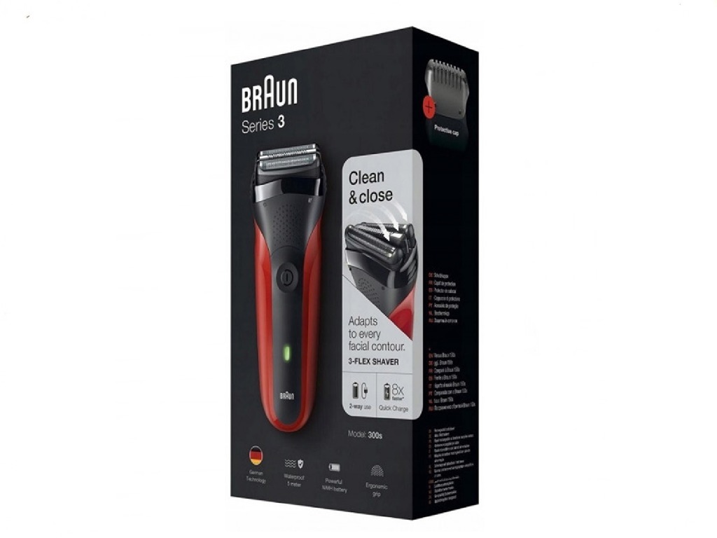 Braun 300S Red
