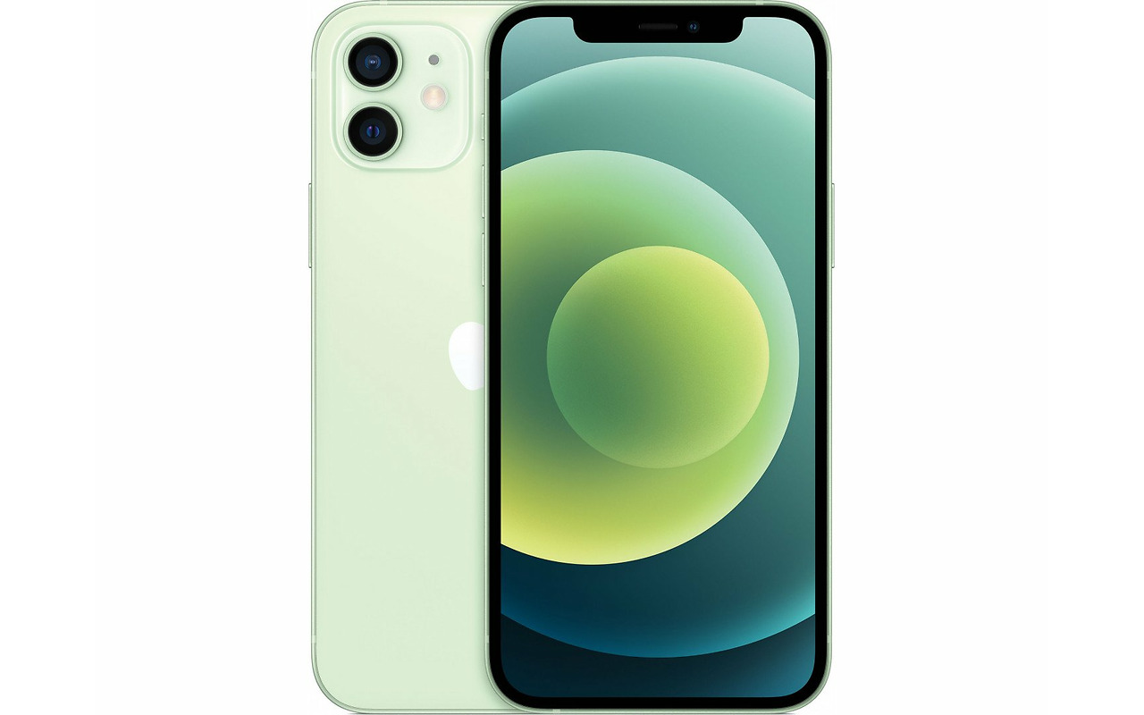 Apple iPhone 12 / 6.1 OLED 2532x1170 / A14 Bionic / 4Gb / 128Gb / 2815mAh / Green