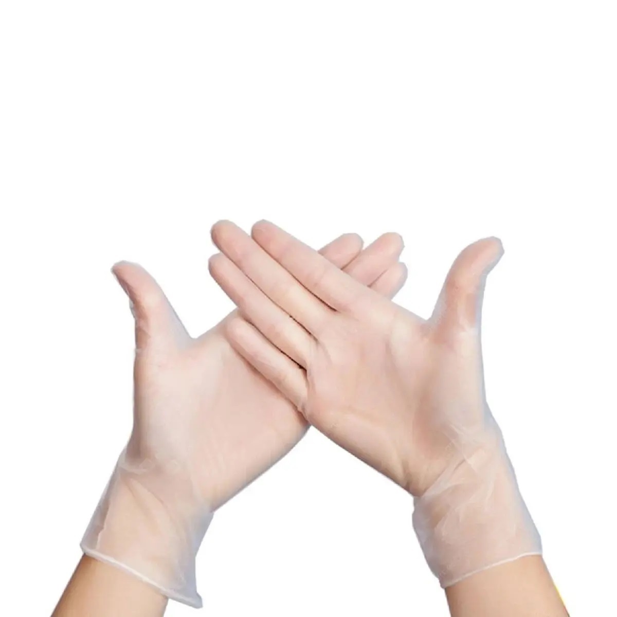 Helmet Protective PVC Gloves / M / 100pcs / PVCGM