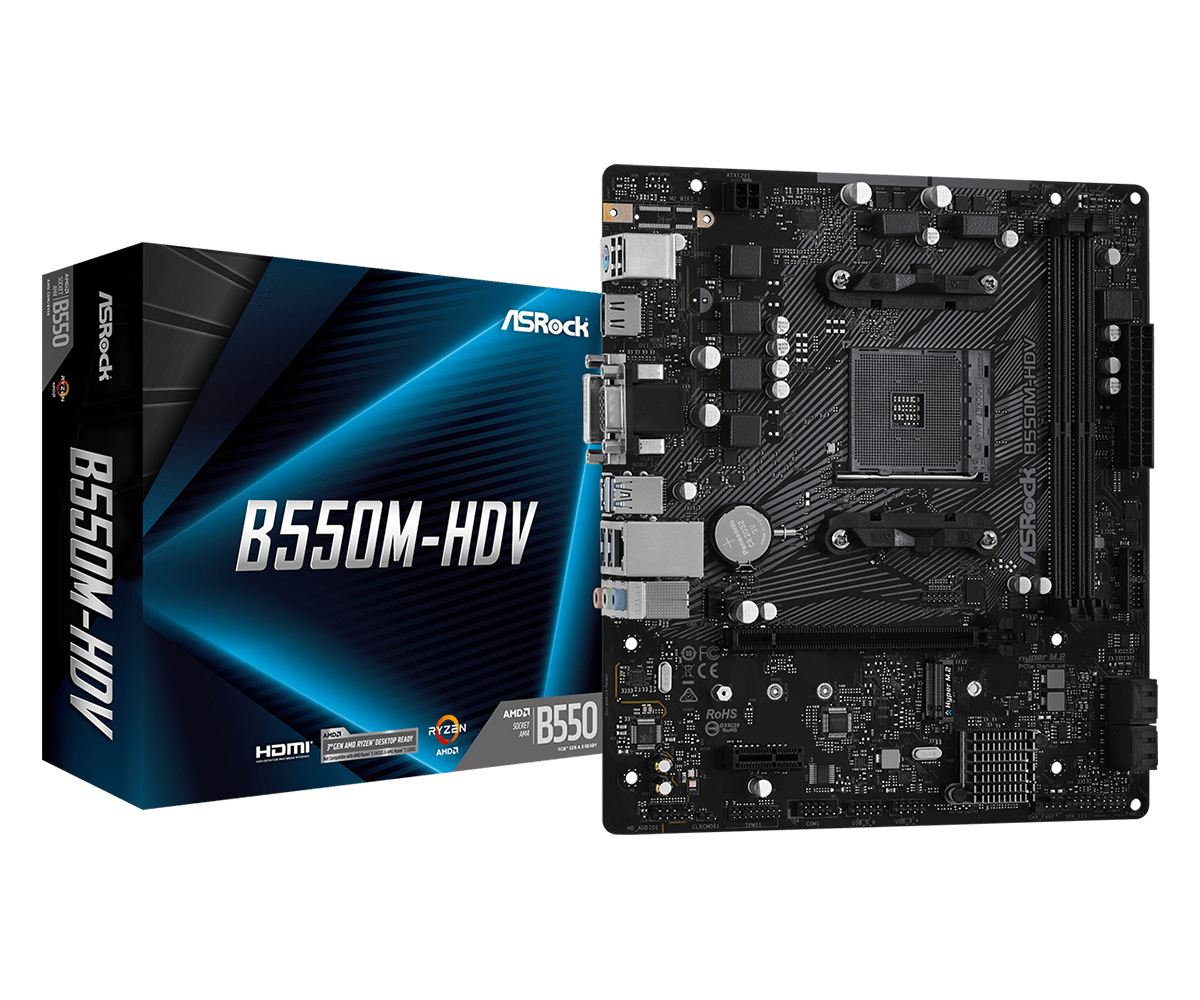 ASRock B550M-HDV mATX AM4 Socket