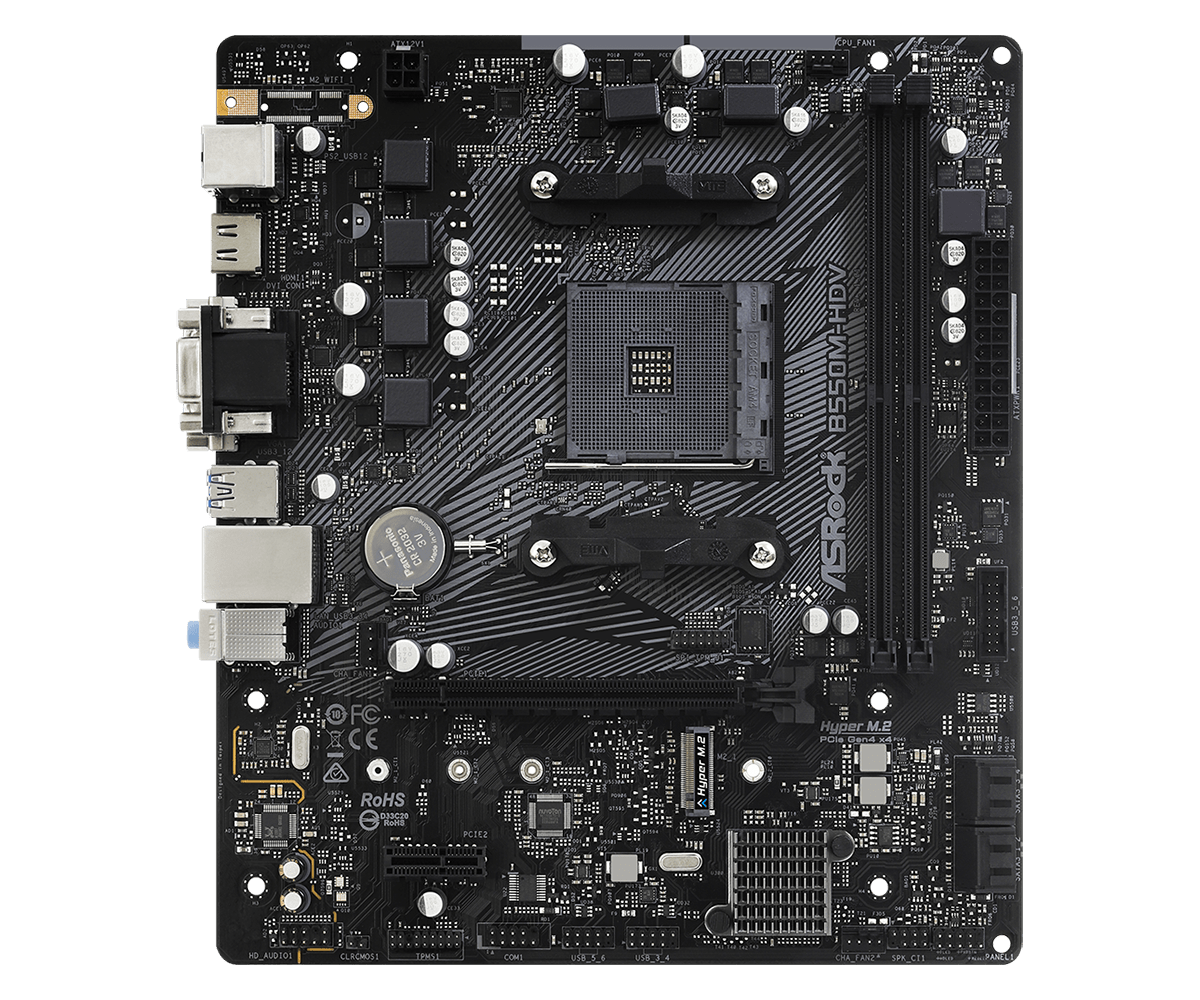 ASRock B550M-HDV mATX AM4 Socket