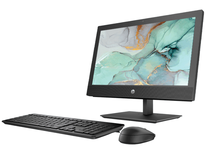 HP ProOne 400 G5 / 20" HD+ / Core i5-9500T / 8GB DDR4 RAM / 512GB NVMe / Intel HD Graphics / FreeDOS / 8JW81EA /