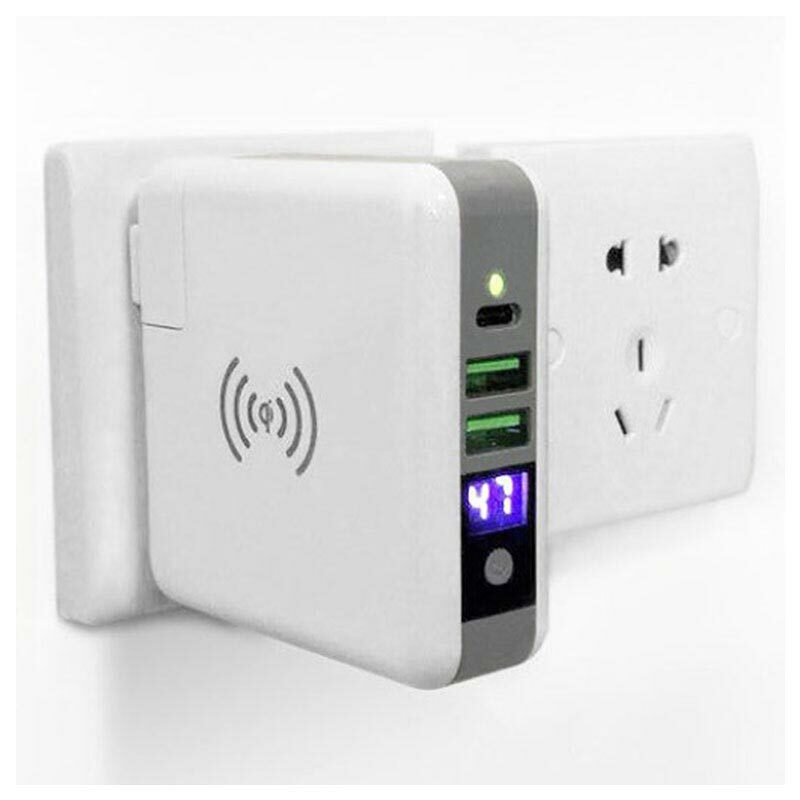 Forever Wall Charger with Wireless Power Bank 6700 mAh
