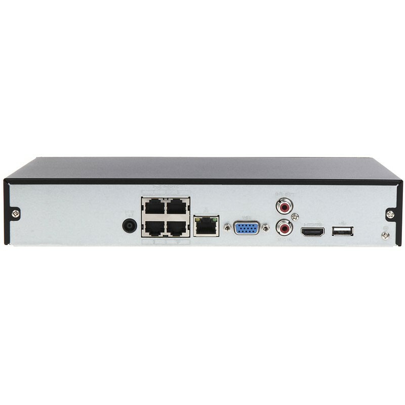 Dahua DHI-NVR2104HS-P-4KS2 / 4-ch 1x SATA 4x PoE