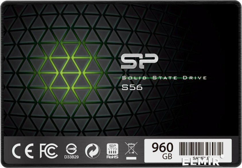 SiliconPower Slim S56 2.5" SSD 960GB / SP960GBSS3S56A25