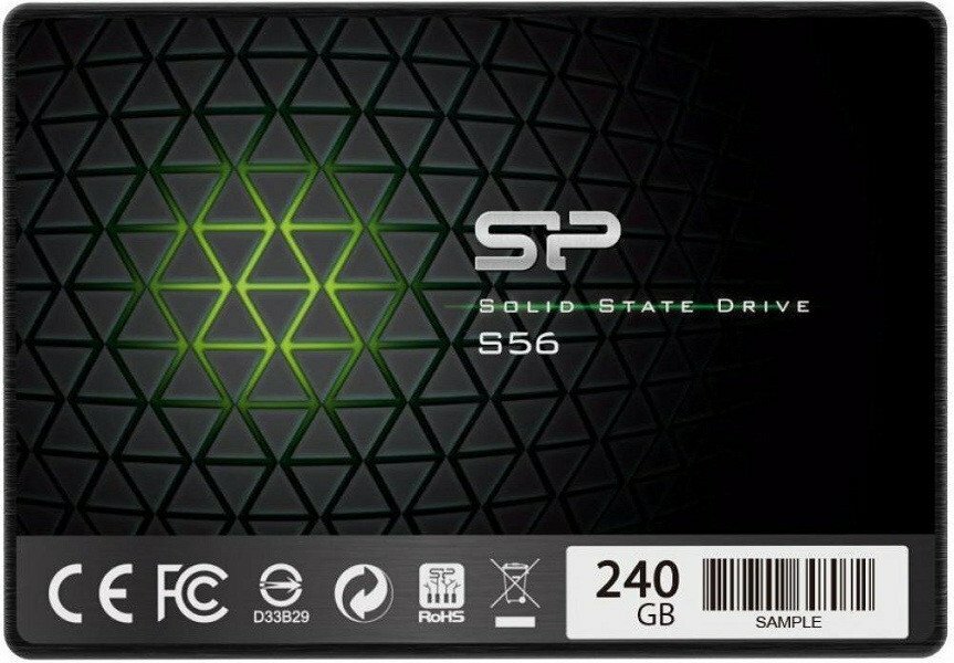 SiliconPower Slim S56 2.5" SSD 240GB / SP240GBSS3S56B25