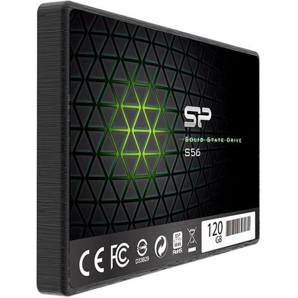 SiliconPower Slim S56 2.5" SSD 120GB / SP120GBSS3S56B25 /