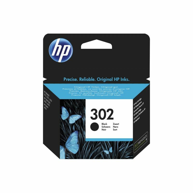 HP 302 Cartridge  Black