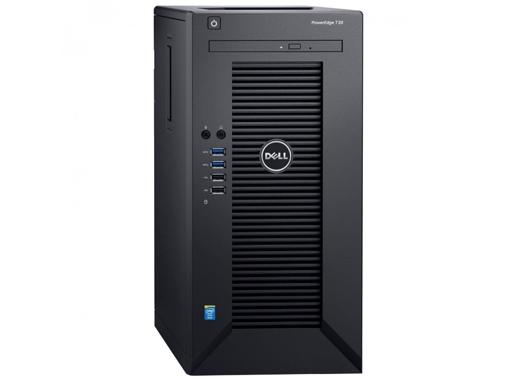DELL PowerEdge T30 / Tower / Xeon E3-1225 / 8GB UDIMM DDR4 / 1.0TB SATA / Single PSU 290W /