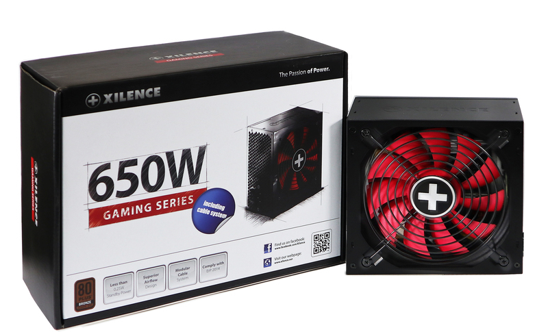 Xilence XP650R10 / 650W / 80 PLUS BRONZE Active PFC