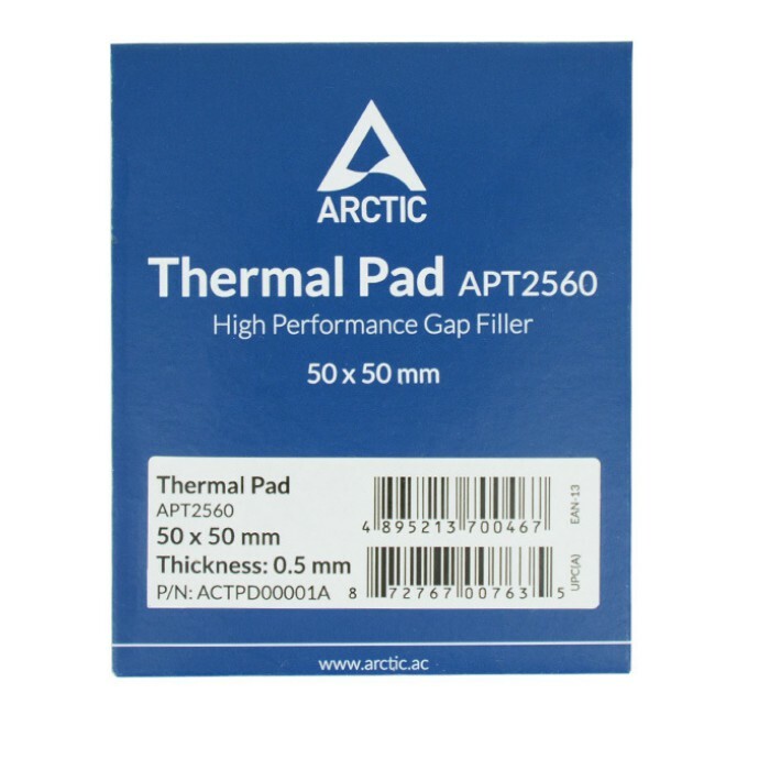 Arctic High Performance Thermal Pad APT256 / 50x50mmx0.5mm