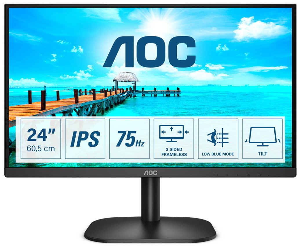 AOC 24B2XDA / 23.8" FullHD IPS LED