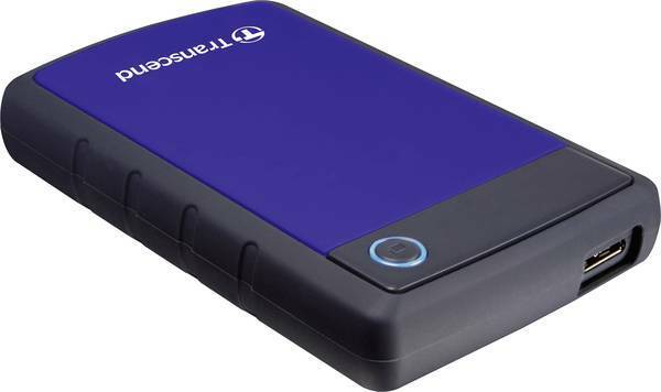 HDD Transcend StoreJet 25H3B / 1.0TB / 2.5" / USB3.0 / Cyan