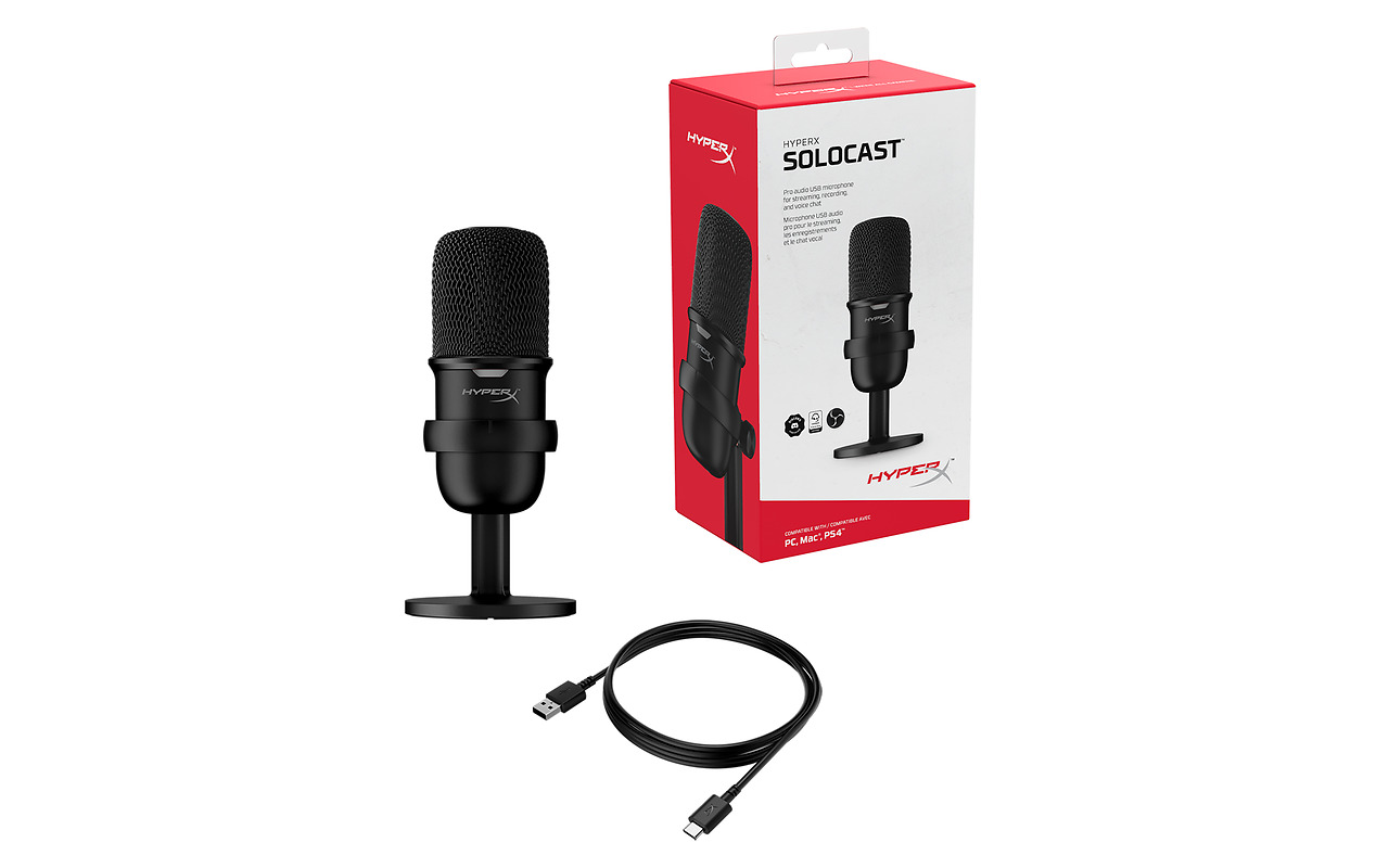 HyperX SoloCast / Microphone Black