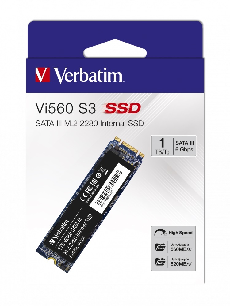Verbatim Vi560 S3 M.2 SATA SSD 1TB / VI560S3-1TB-49364