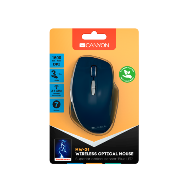 Canyon MW-21 / Wireless Mouse Blue