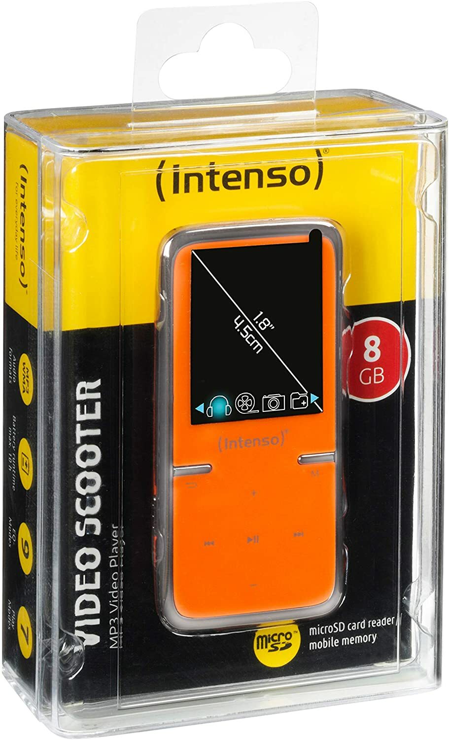 Intenso MP3 Video Player Scooter / 1.8" / 8Gb / Orange