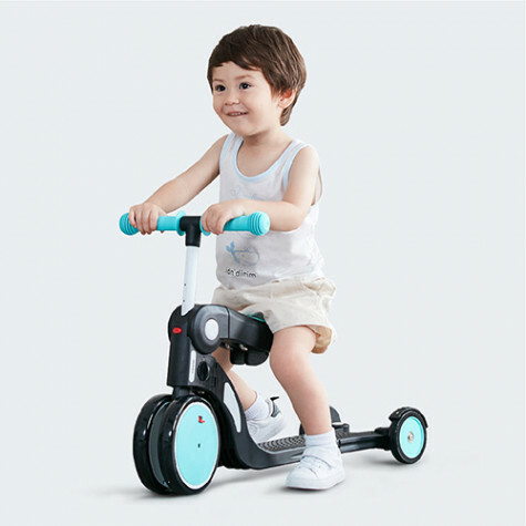 Xiaomi BeBehoo 5 In 1 Kids Balance Tricycle Blue