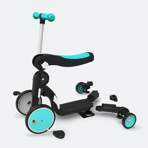Xiaomi BeBehoo 5 In 1 Kids Balance Tricycle Blue