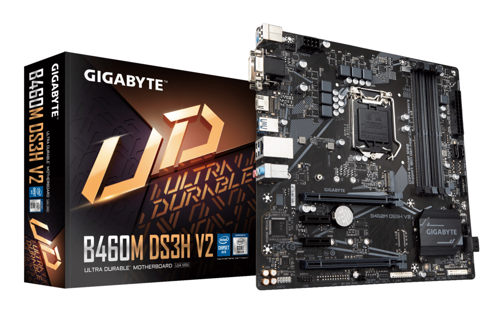 GIGABYTE B460M DS3H V2 / mATX S1200 4x DDR4