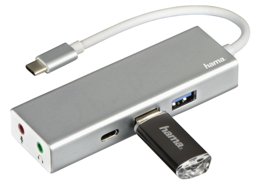 HAMA USB 3.1 Type-C Hub 1:3 / 135758
