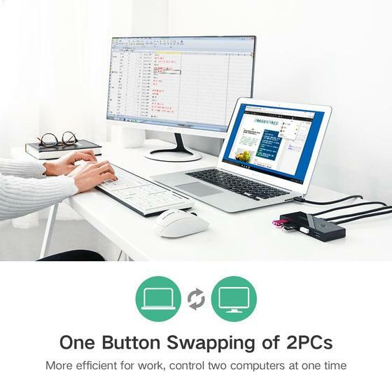 UGREEN UGR30768 / 2 In 4 Out USB 3.0 Sharing Switch Box