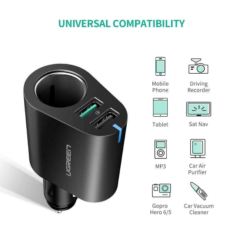 UGREEN UGR40736 / Dual Port Car Charger