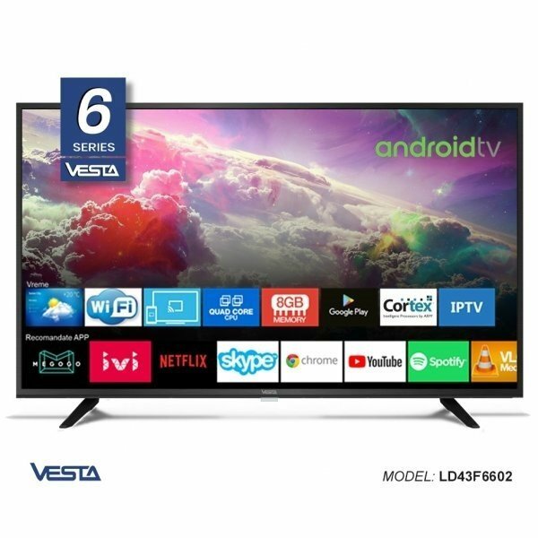 VESTA LD43F6602 / 43" FULLHD Smart TV AndroidTV 9.0