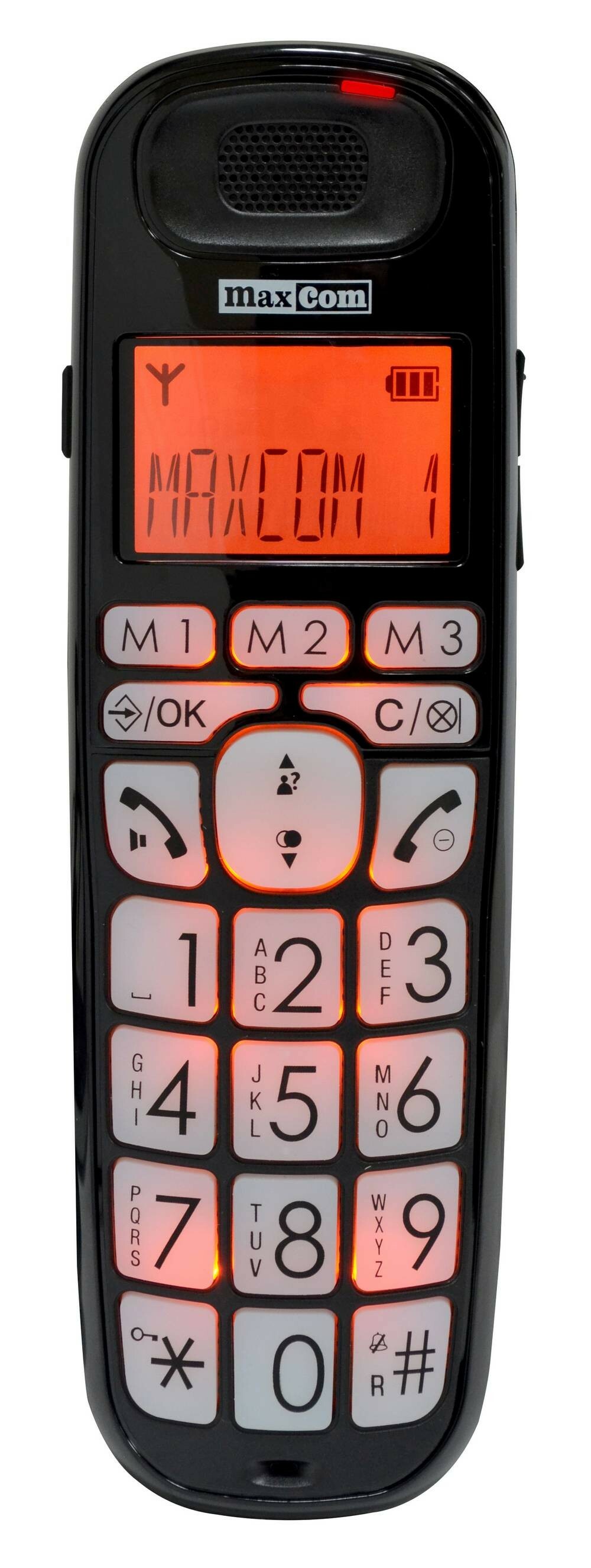 MAXCOM MC6800 Big Button Black