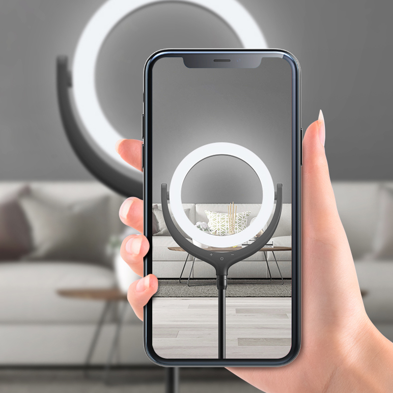 Devia Stand Phone Holder with LED lamp