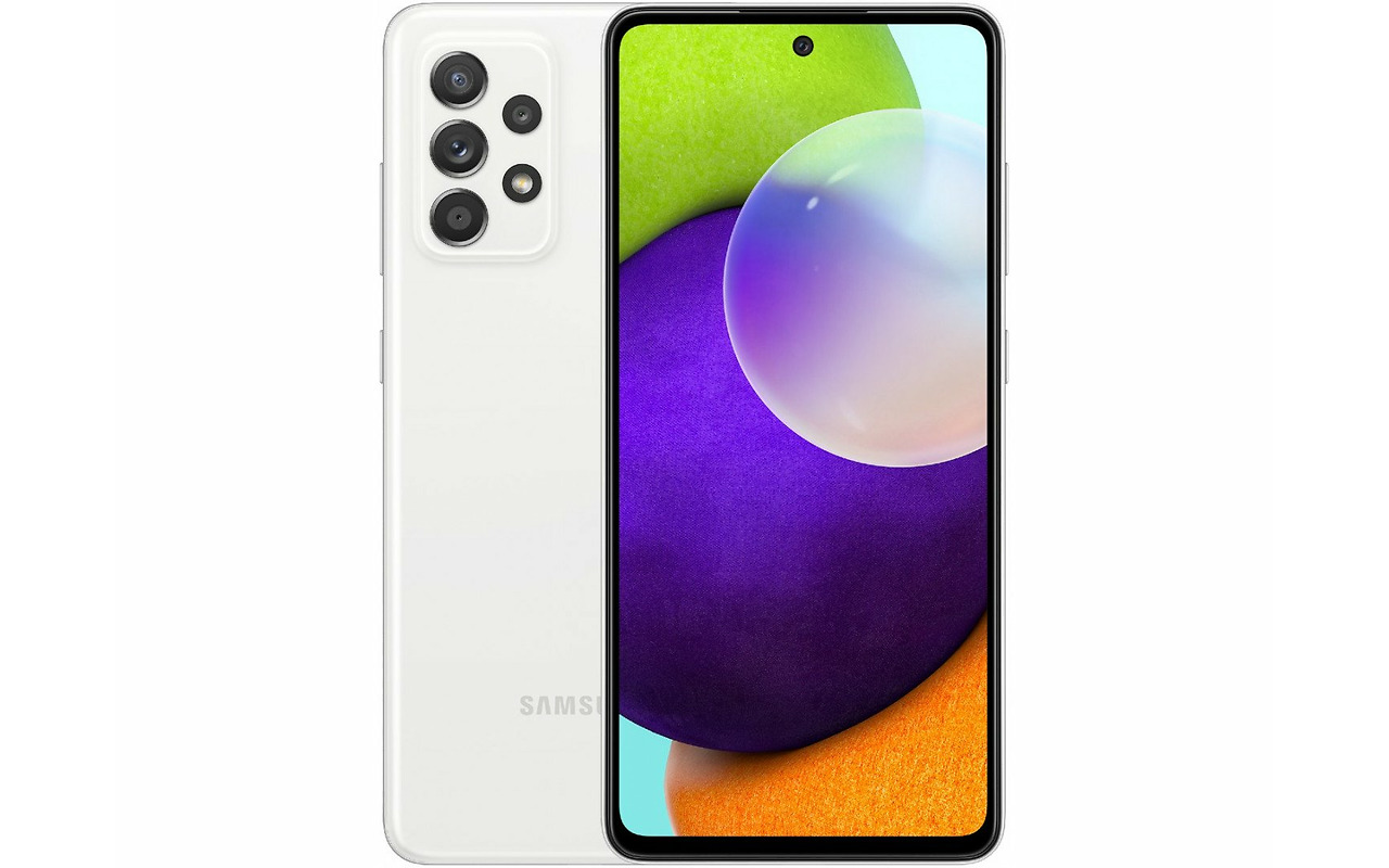 Samsung Galaxy A52 / 6.5" 1080x2400 / Snapdragon 720 / 4Gb / 128Gb / 4500mAh / White