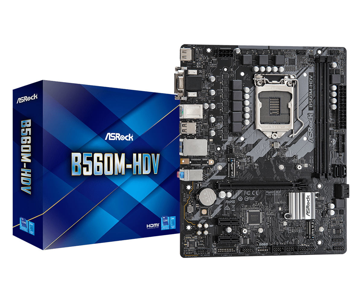 ASRock B560M-HDV / mATX Socket 1200 DDR4 4400+